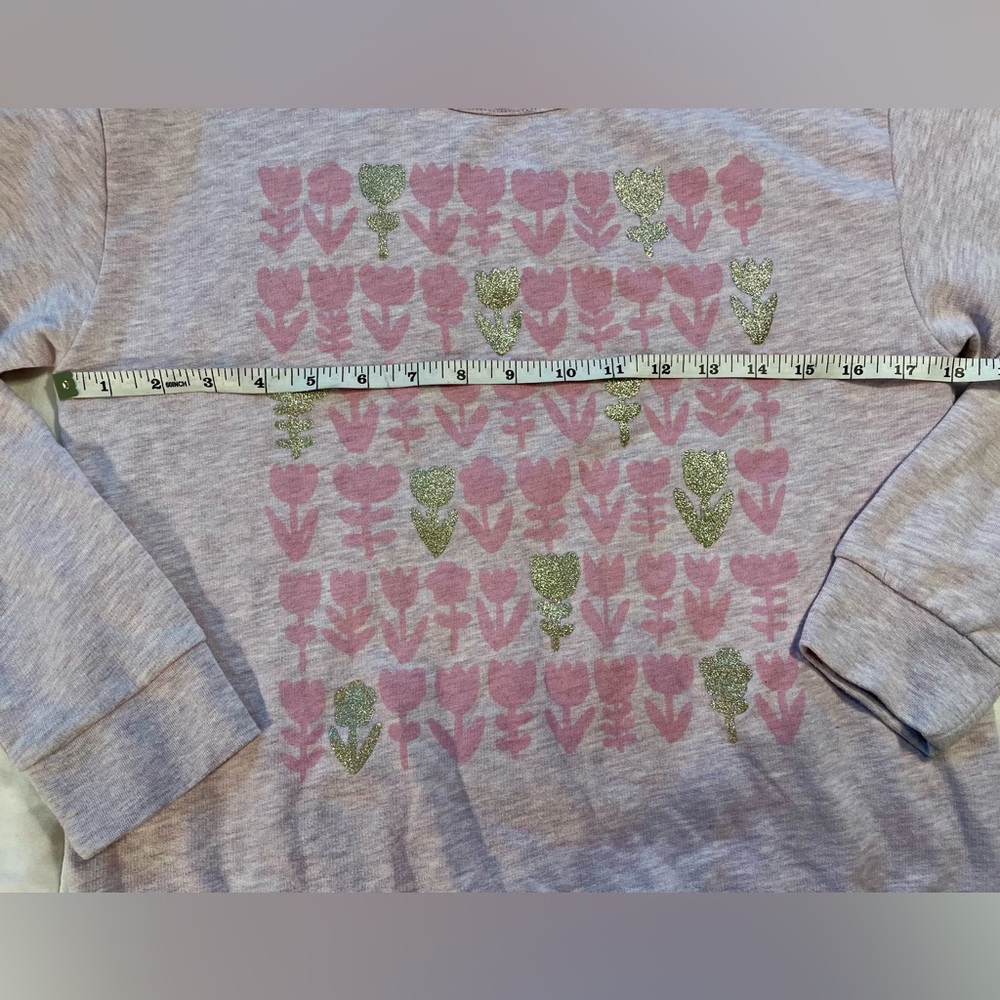 Crewcuts Girls XL 12/14 Tulip Sweatshirt - Picture 5 of 5